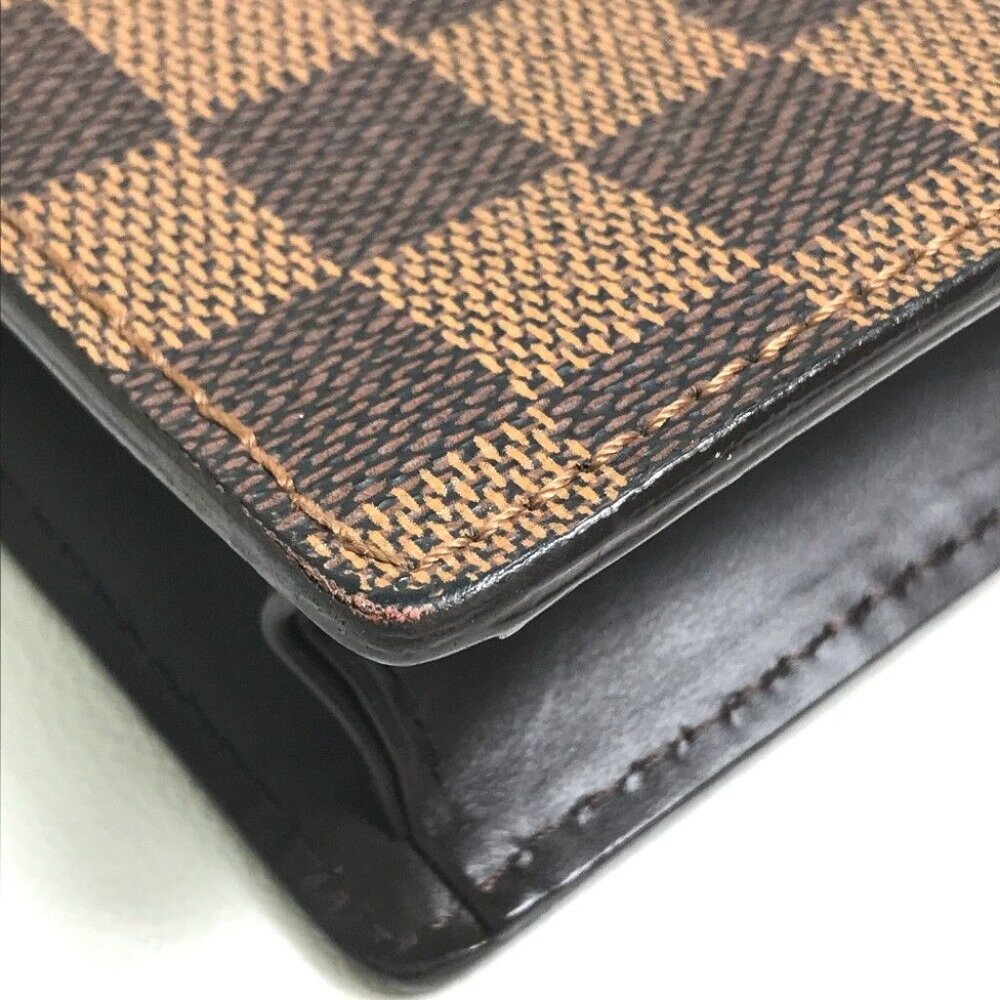 AUTHENTICITY GUARANTEED LOUIS VUITTON Damier Portello Pochette Shoulder Bag - Picture 7 of 16